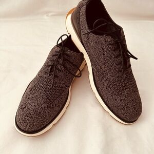 Men's Black Knit Sneakers